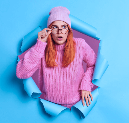 beautiful surprised redhead young woman keeps mouth opened sees something unbelievable amazes by une.png